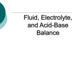 01. Fluid, electrolyte, and acid