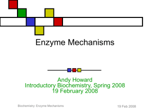 Enzyme Mechanisms