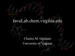 Interactive Software for Biochemistry Using Java, Chime, and Virtual