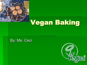 Vegan Baking