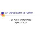 Python lecture 1