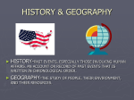HISTORY & GEOGRAPHY