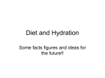 Diet and Hydration powerpoint