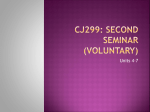 CJ299: Second Seminar (Voluntary)