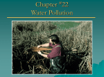 Lecture - Chapter 22 - Water Pollution