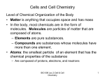 Cell Chemistry