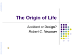 The Origin of Life - newmanlib.ibri.org