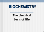 biochemistry