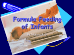 19 Formula feeding of children