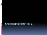 Spectrophotometer 2 R