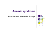 A. Anemia caused by decreased production of red blood cells