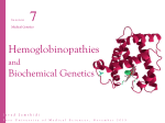 1) Structural globin chain variants