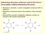 Electophilic Aromatic Substituion - Towson University