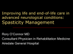 neuropharmacology of spasticity