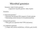Microbial Genomics - Microbiology and Molecular Genetics