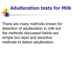 Detection of Neutralizers in milk