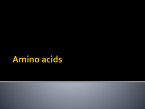 amino acids properties