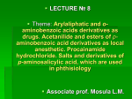 08 Arylaliphatic, aminobenzoic, aminosalicylic acids derivat