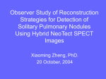 Observer Study of NeoTect SPECT