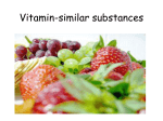 Vitamin-similar substances