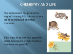 chemical reactions