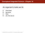 Conceptual Integrated Science—Chapter 16