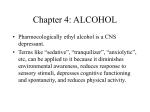 Chapter 4: ALCOHOL