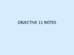 Objective 11 Notes Tuesday Jan 17