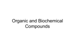 Organic and Biochemical Compounds