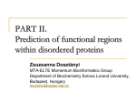 Prediction of protein disorder: basic concepts and practical hints