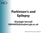 Parkinson`s and Epilepsy