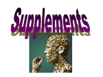 Dietary Supplements