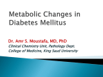 Metabolic Changes in DM