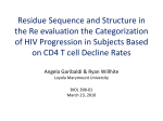 Re evaluating the Categorization of HIV Progression in Subjects