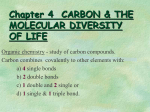 Chapter 4 CARBON AND THE MOLECULAR DIVERSITY OF LIFE