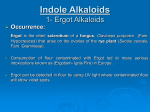 Indole Alkaloids 1- Ergot Alkaloids - Home