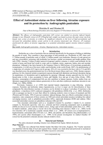 IOSR Journal of Pharmacy and Biological Sciences (IOSR-JPBS)