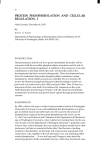 PROTEIN PHOSPHORYLATION AND CELLULAR REGULATION, I by