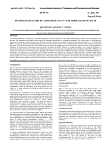 SALVIA Research Article JIJA MATHEW* AND JOHN E. THOPPIL