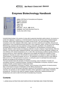 Enzymes Biotechnology Handbook