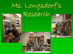Ms. Longsdorf’s Research
