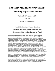 EASTERN MICHIGAN UNIVERSITY Chemistry Department Seminar Wednesday December 3, 2014 2:00 p.m.