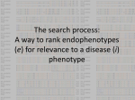A new way of ordering endophenotypes for relevance to a disease