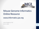 sample - Mouse Genome Informatics