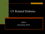 CF Related Diabetes - American Association of Diabetes Educators