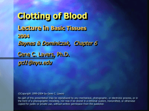 Blood Clotting