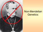 Non-Mendelian Genetics