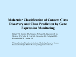 Molecular Classification of Cancer: Class Discovery and Class