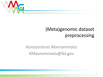 12. Pre processing Metagenomic Datasets