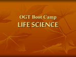 OGT Boot Camp LIFE SCIENCE